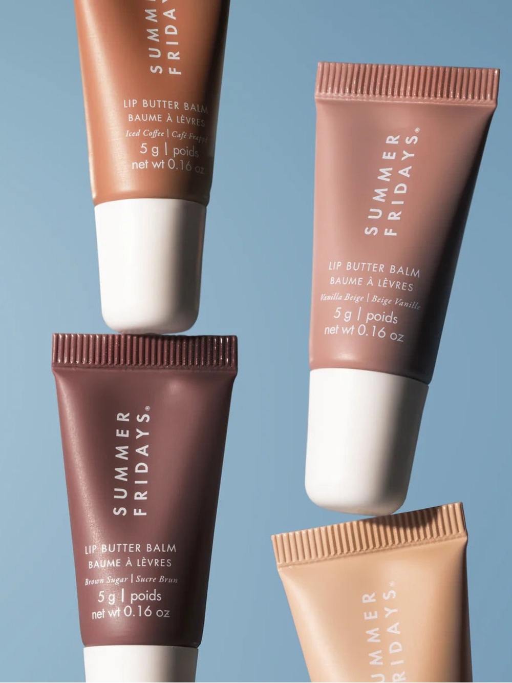 NEW🍨Summer Fridays🍨 The Mini Neutrals Lip Butter Balm Set (4 minis)